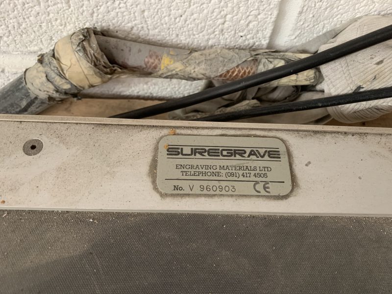 Suregrave Router Suregrave Engraving Machine - Grievesons Auctioneers